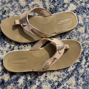 Sperry Seafish Sandals- Pink Gold- Women’s Size 10